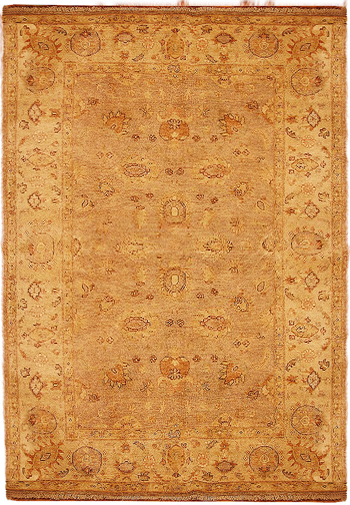 6 x 8.8 Light Colors Chobi Peshawar Rug 13841