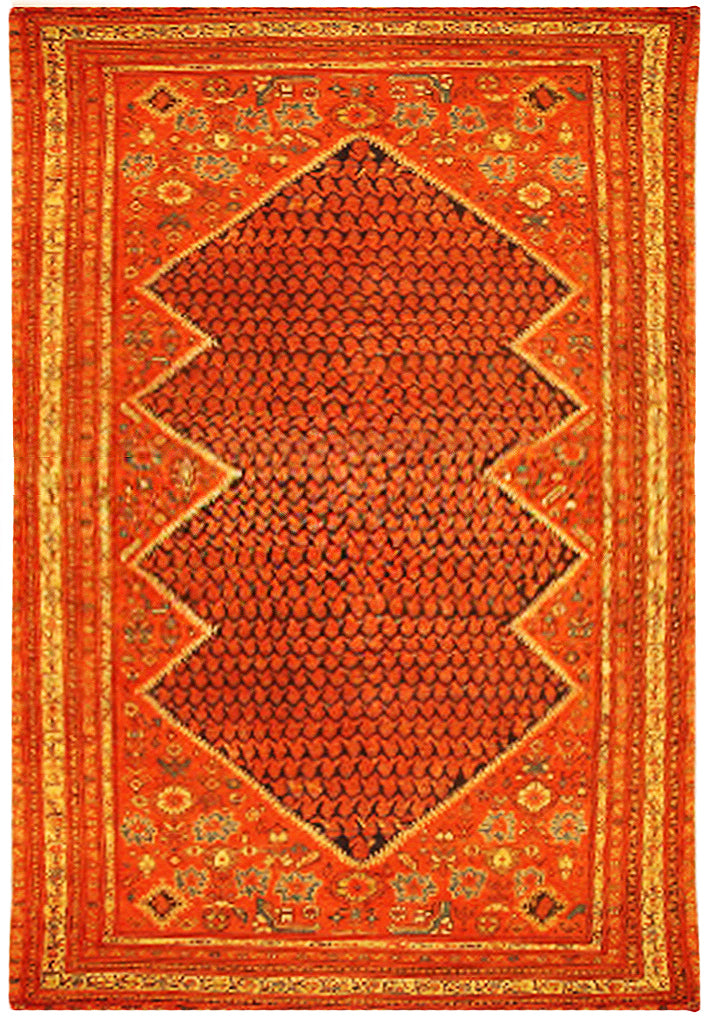 6' x 13' Antique Persian Gallery Rug 14053