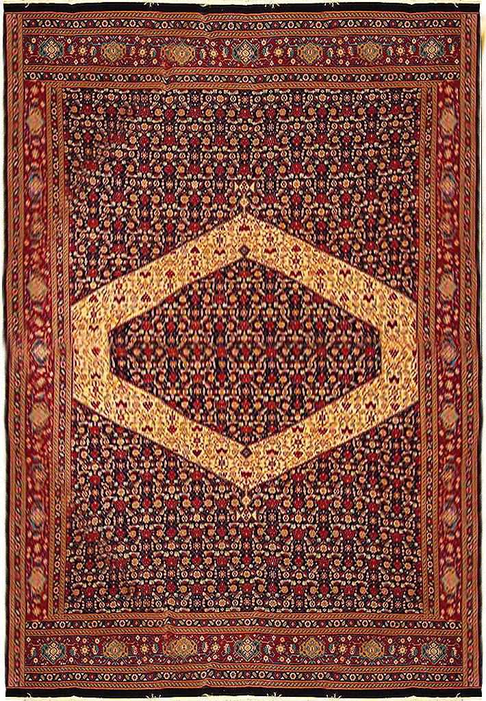 8.6 x 11.6 Fine Sino Bidjar Carpet 14406