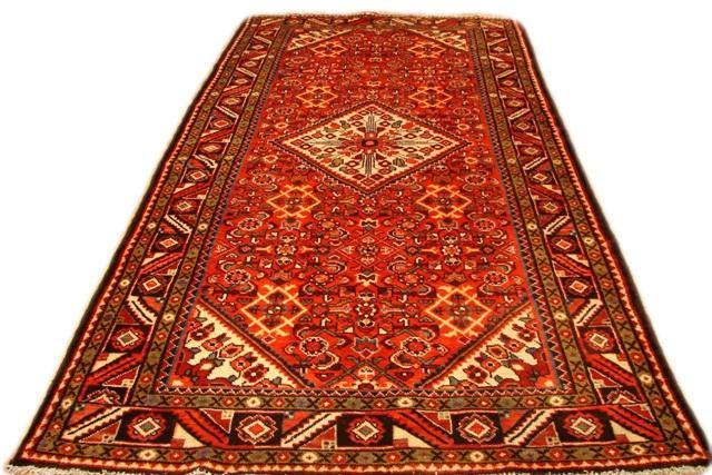 5x11 Authentic Handmade Persian Hamadan Rug-Iran - bestrugplace