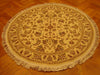 Load image into Gallery viewer, 5 x 5 ROUND Ivory Sino Tabriz Wool &amp; Silk Rug 14743