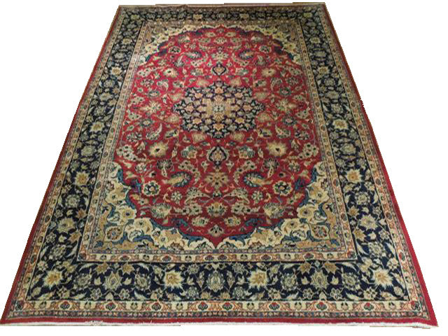 7.10 x 10.2 Persian Kashan Rug 15328