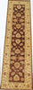 Load image into Gallery viewer, 2.4 x 9.7 Wine Red Chobi Peshawar Rug 15376