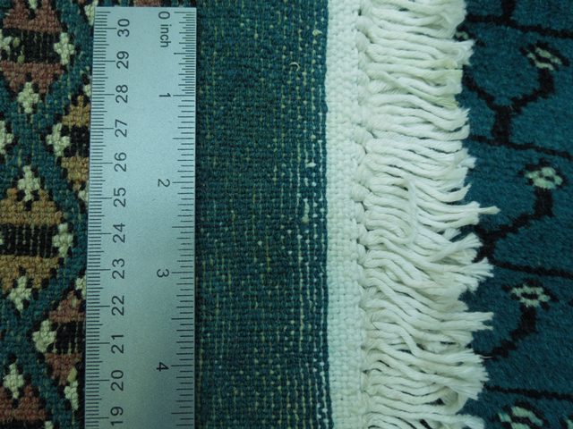 9' x 12' Sky Blue Bokhara Rug #PIX-15960