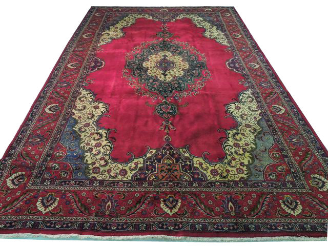 10 x 15.9 Semi-Antique Large Persian Tabriz Rug #PIX-16191