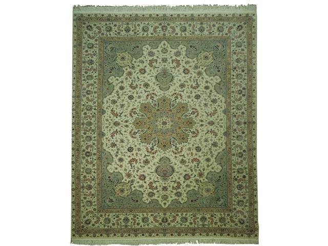 9x12 Wool And Silk Persian Design Rug-China - bestrugplace