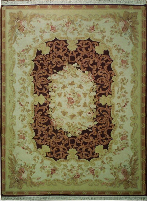 Fascinating 9x11 Authentic Handmade Rug - India - bestrugplace