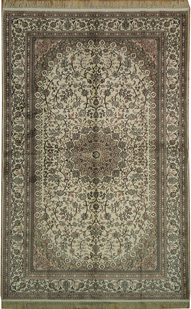 5 x 8 Handmade Silk Rug #PIX-16766