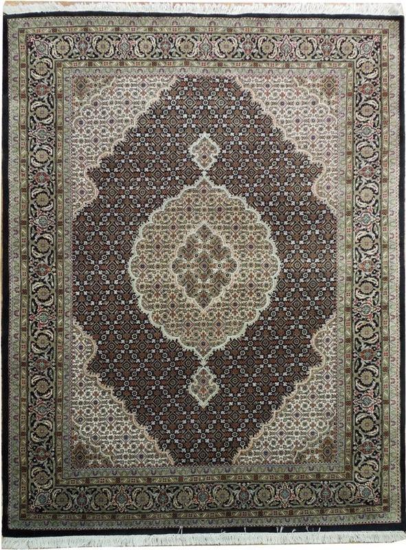 5x6 Tabriz Mahi Wool&Silk Rug - India - bestrugplace