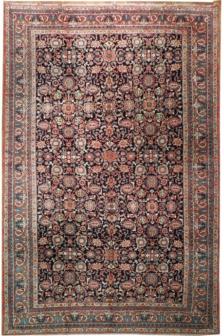 Luxurious 11x17 Authentic Handmade Persian Mahal Rug - Iran - bestrugplace