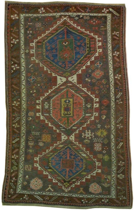 5x9 Russian Kazak Runner-Caucasus Region - bestrugplace