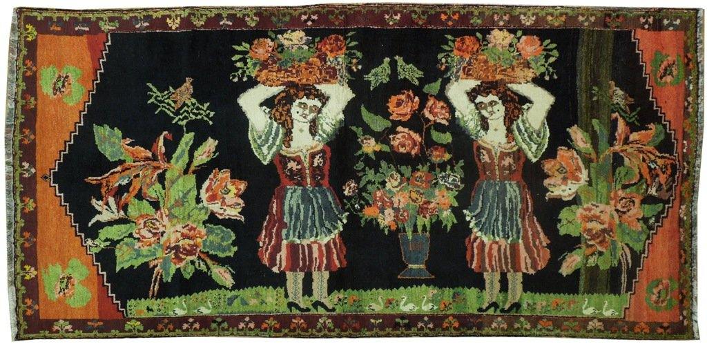 5x9 Antique """Signed""" ñ“žœ""" Russian Kazak Rug-Caucasus Region - bestrugplace