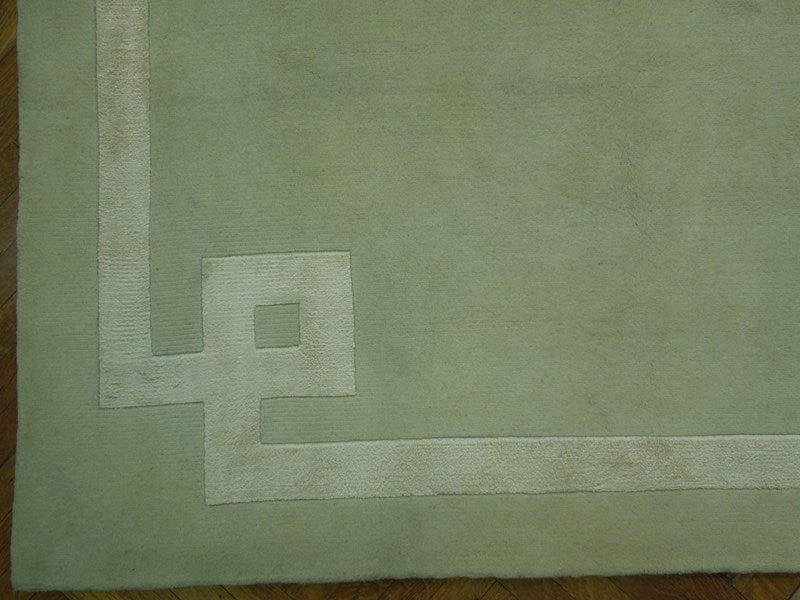 6 x 8.8 Wool & Silk Modern Rug #PIX-17388