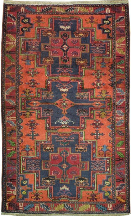 Luxurious 5x8 Authentic Handmade Russian Kazak Rug - Caucasus - bestrugplace