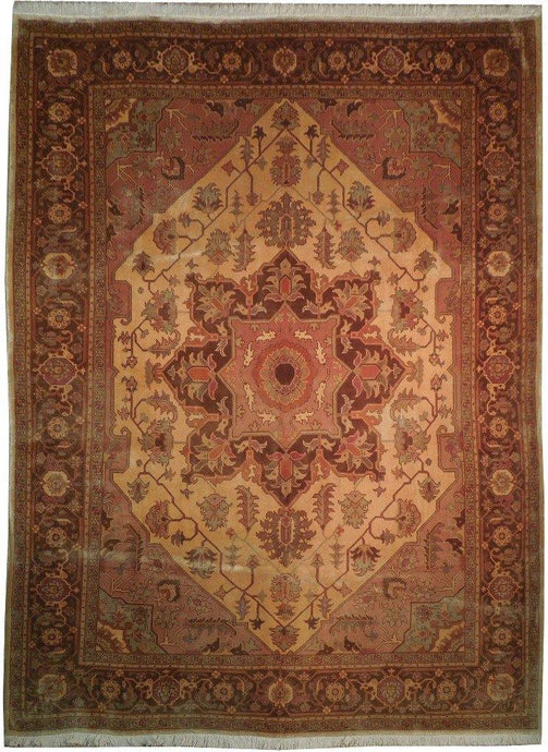 9x12 Authentic Handmade Heriz Quality thick Persian Rug - Iran - bestrugplace