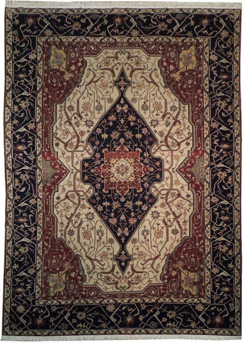 Fascinating 9x12 Authentic Handmade Serapi Veg Dye Rug - Egypt - bestrugplace