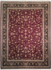 Load image into Gallery viewer, Luxurious-Authentic-Wool-Silk-Burgundy-Rug.jpg