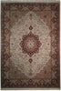 Load image into Gallery viewer, 8.6 x 11.6 Ivory Lavar Wool &amp; Silk Fine Quality Rug 18516