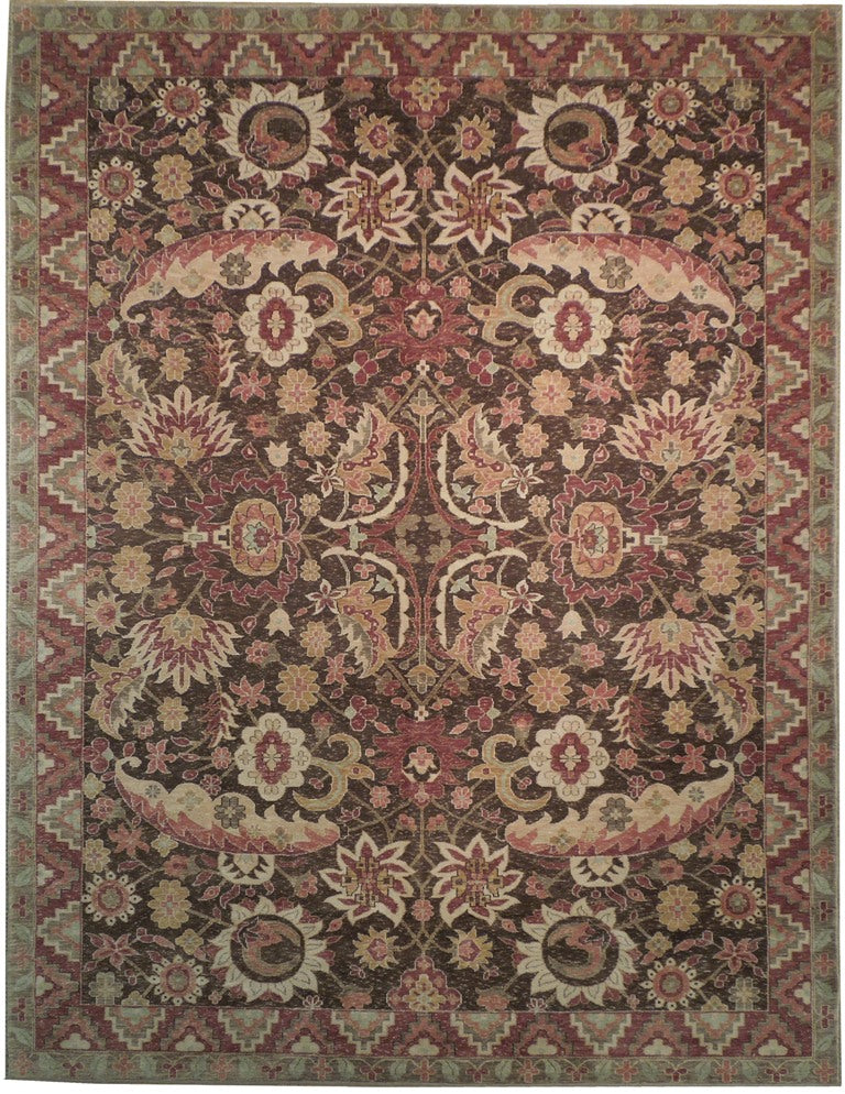7.9 x 9.10 Chobi Peshawar Transitional Rug 18707