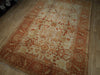 Load image into Gallery viewer, 6.2 x 9.3 New Oushak Beige Coral Rust Chobi Peshawar Rug #PIX-18832