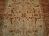 Load image into Gallery viewer, 6.2 x 9.3 New Oushak Beige Coral Rust Chobi Peshawar Rug #PIX-18832