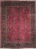 Load image into Gallery viewer, Burgundy-Persian-Mashad-Rug.jpg