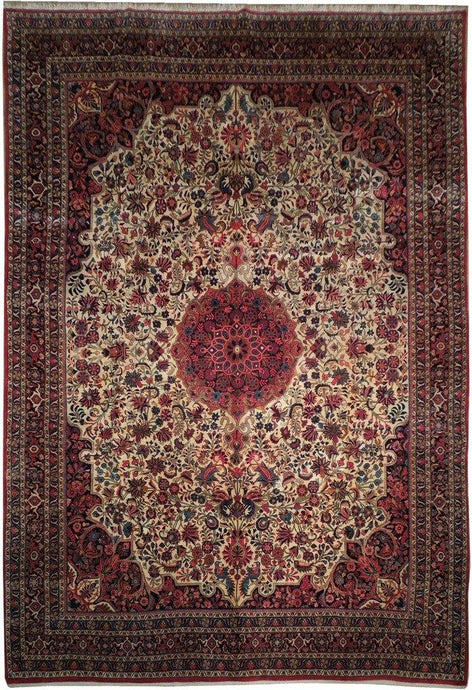 Dazzling 9x13 Authentic Handmade Persina Bijar Fine Quality Rug - Iran - bestrugplace
