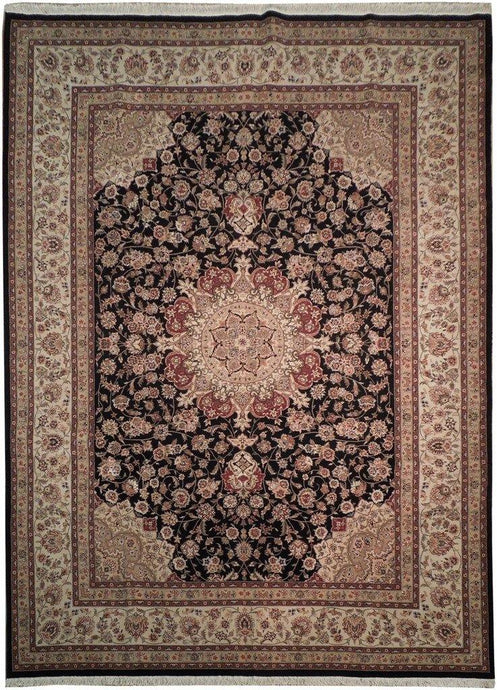 Dazzling 9x12 Authentic Handmade Wool & Silk Fine Quality Rug - China - bestrugplace