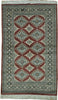 Load image into Gallery viewer, 3.2 x 5.0 Red Wool &amp; Silk Bokhara Rug 19624