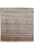 Load image into Gallery viewer, 8.2 x 8.0 Brown Fine Quality Wool &amp; Silk Rug 20088