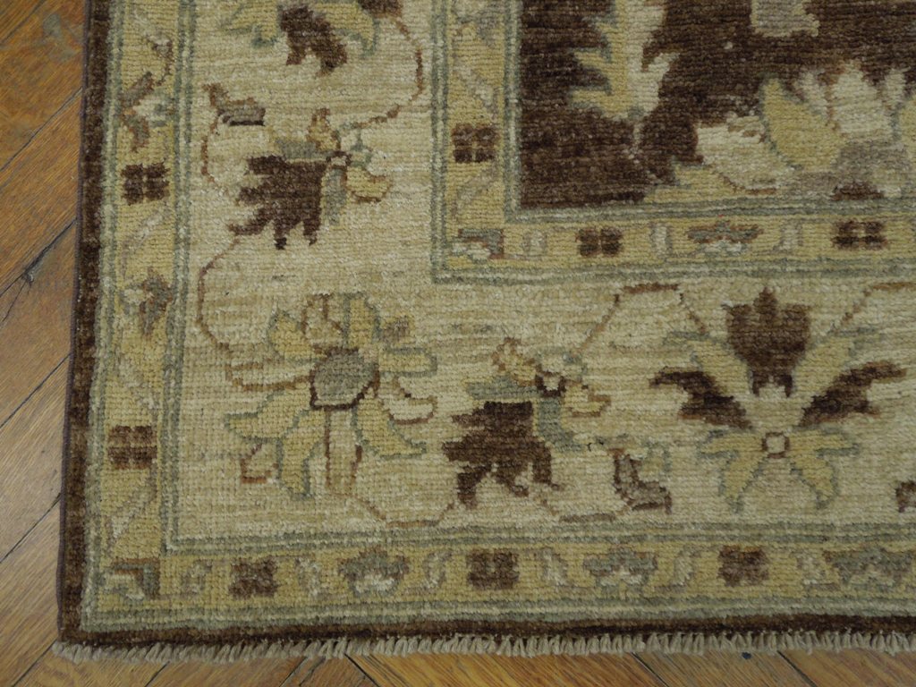 4.6 x 6.5 Brown Ziglar Chobi Peshawar Rug #PIX-20196