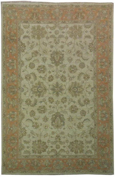 Radiant 7x10 Authentic Handmade Chobi Peshawar Rug - Pakistan - bestrugplace