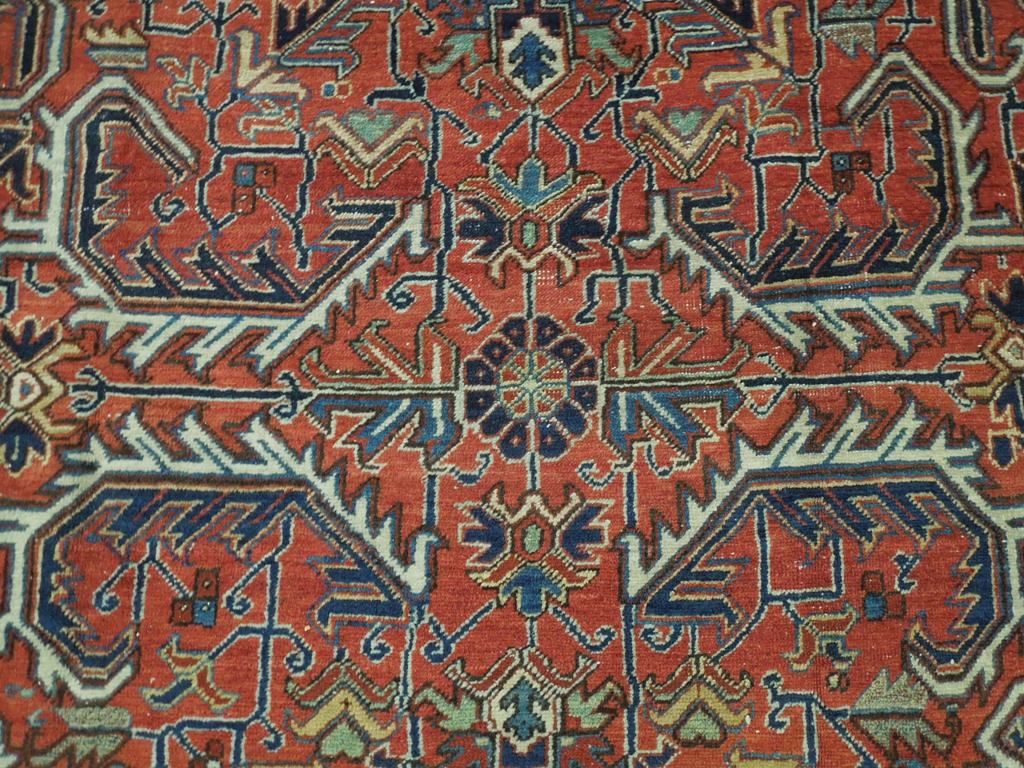 7.10 x 10.9 Antique Persian Heriz Rug #PIX-20434