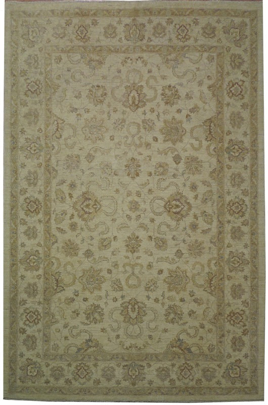 6.7 x 10.2 NUETRAL Chobi Peshawar Rug 20551