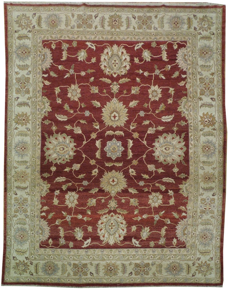 7.10 x 9.10 Quality Peshawar Ghazni Wool Rug #PIX-20560