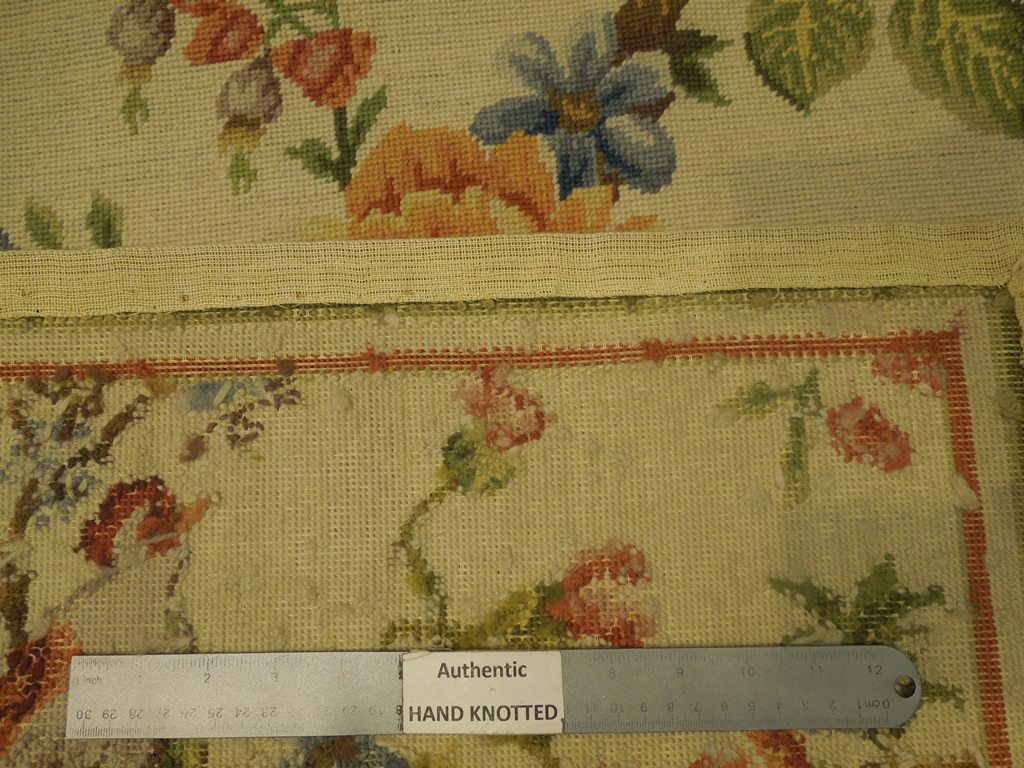 4 x 6 Needlepoint Flat Weave Rug ROOSTER BIRDS TREES #PIX-20686