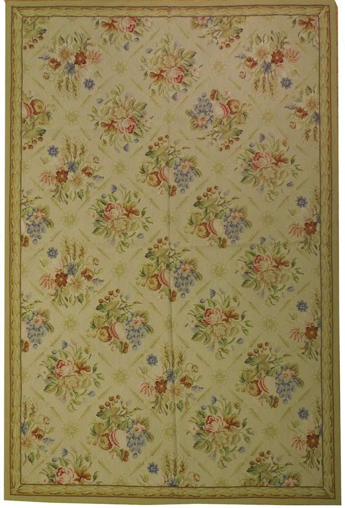 Uiuc Rug 6' x 9' Double Knot Needlepoint Flat Weave Rug CHAMPAIGN 20712 | www ...