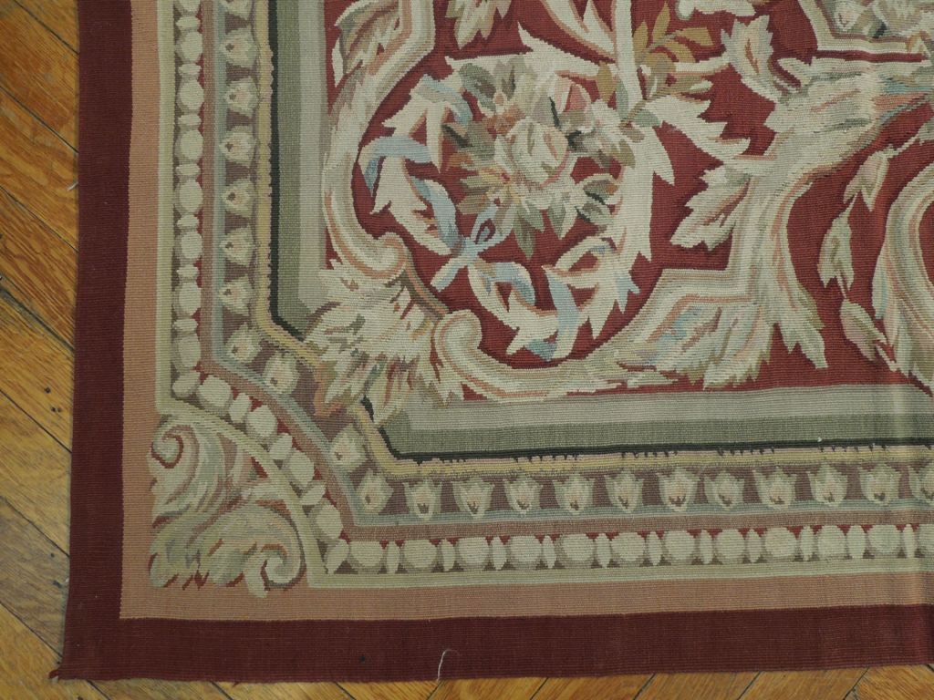8 x 10 Aubusson Flat Weave Rug #PIX-20757