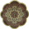 Load image into Gallery viewer, 5&#39; x 5&#39;-Ivory-Fine-Quality-Rare-shape-Rug.jpg