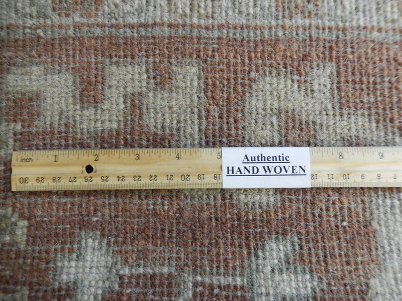 9.2 x 11.10 New Handmade Oushak Rug BROWN #PIX-21071