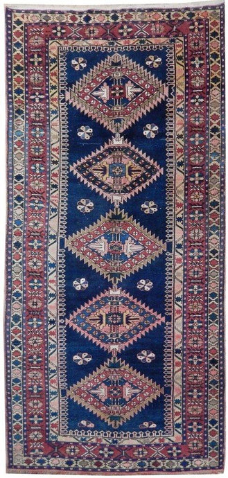 4 ' x 9 ' Multi-Color Persian Kazak Runner - bestrugplace