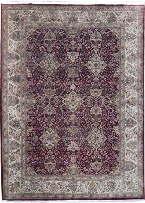 9x12 Jaipur Wool 10/10 Quality Tabriz Rug - India - bestrugplace