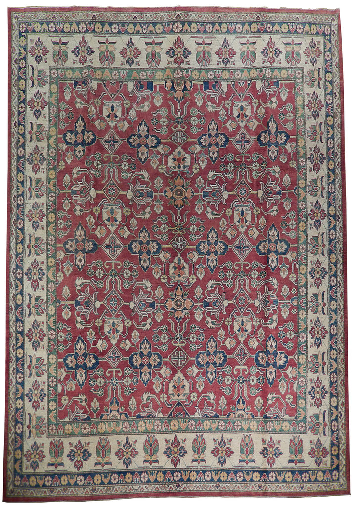 9.6 x 12 Kazak Handmade Afghanistan Rug 22394