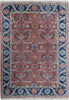 Load image into Gallery viewer, 7&#39; x 10&#39; Coral Semi-Antique Persian Tabriz Heriz Rug 22819