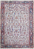 Load image into Gallery viewer, 7 x 10.2 Unusual Ivory Semi Antique Persian Heriz Rug 22891