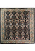 Load image into Gallery viewer, 10&#39; x 10&#39;-Black-&amp;-Ivory-Semi-Antique-Turkish-Oushak-Rug.jpg