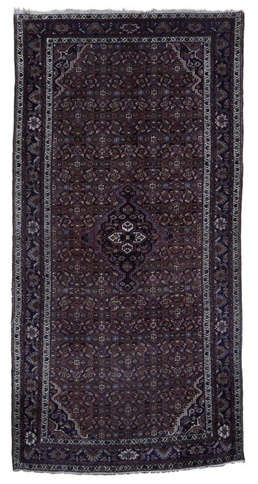 5x10 Authentic Handmade Semi-Antique Persian Bijar Rug - Iran - bestrugplace