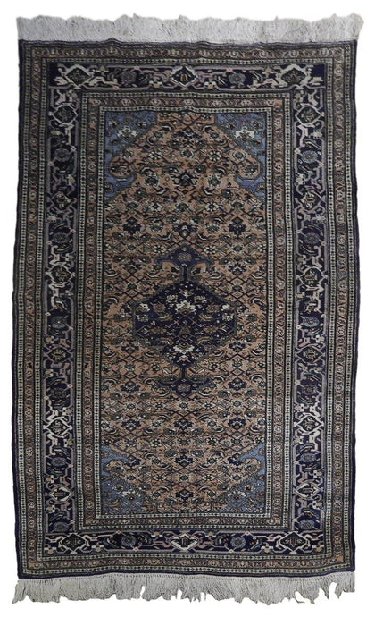 5x7 Authentic Hand Knotted Persian Heriz Rug - Iran - bestrugplace