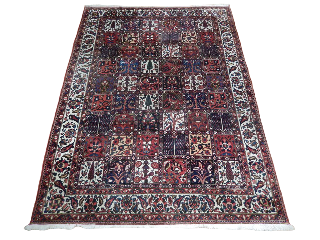 8.4 x 11.7 Multi-Color Persian Garden Bakhtiari Rug 23257