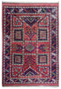 Load image into Gallery viewer, 6 x 6.8 Red Antique Russian Kazak Rug 23354
